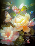 Lotus 5d Diy Diamond Painting Diamant Malerei Set MJ2640