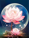 Lotus 5d Diy Diamond Painting Diamant Malerei Set MJ2643