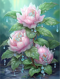 Lotus 5d Diy Diamond Painting Diamant Malerei Set MJ2646