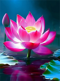 Lotus 5d Diy Diamond Painting Diamant Malerei Set MJ2655