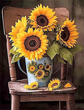 Sonnenblume 5d Diy Diamond Painting Diamant Malerei Set MJ2749