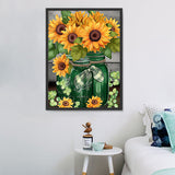 Sonnenblume 5d Diy Diamond Painting Diamant Malerei Set MJ2750