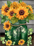 Sonnenblume 5d Diy Diamond Painting Diamant Malerei Set MJ2750