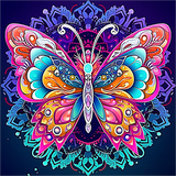 Schmetterling 5d Diy Diamond Painting Diamant Malerei Set MJ2788