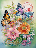 Schmetterling 5d Diy Diamond Painting Diamant Malerei Set MJ2793