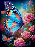 Schmetterling 5d Diy Diamond Painting Diamant Malerei Set MJ2794