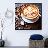 Kaffee 5d Diy Diamond Painting Diamant Malerei Set MJ2811