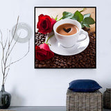 Kaffee 5d Diy Diamond Painting Diamant Malerei Set MJ2813