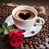 Kaffee 5d Diy Diamond Painting Diamant Malerei Set MJ2816