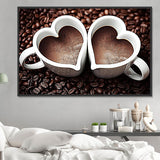 Kaffee 5d Diy Diamond Painting Diamant Malerei Set MJ2819