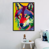 Wolf 5d Diy Diamond Painting Diamant Malerei Set MJ2828