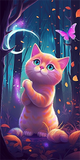 Katze 5d Diy Diamond Painting Diamant Malerei Set MJ2869