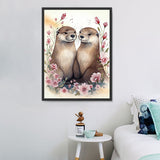 Otter 5d Diy Diamond Painting Diamant Malerei Set MJ2893