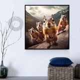 Eichhörnchen 5d Diy Diamond Painting Diamant Malerei Set MJ2896