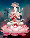 Buddha 5d Diy Diamond Painting Diamant Malerei Set MJ2992