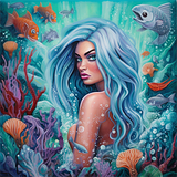 Frau 5d Diy Diamond Painting Diamant Malerei Set MJ3024