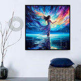 Frau 5d Diy Diamond Painting Diamant Malerei Set MJ3027