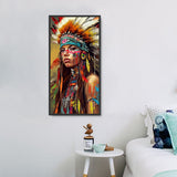Frau 5d Diy Diamond Painting Diamant Malerei Set MJ3046