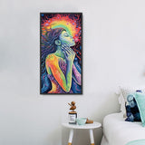 Frau 5d Diy Diamond Painting Diamant Malerei Set MJ3052