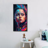 Frau 5d Diy Diamond Painting Diamant Malerei Set MJ3053