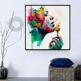Frau 5d Diy Diamond Painting Diamant Malerei Set MJ3065