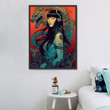 Frau 5d Diy Diamond Painting Diamant Malerei Set MJ3072