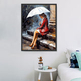 Frau 5d Diy Diamond Painting Diamant Malerei Set MJ3076