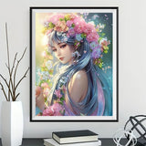 Frau 5d Diy Diamond Painting Diamant Malerei Set MJ3079