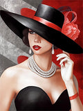 Frau 5d Diy Diamond Painting Diamant Malerei Set MJ3081