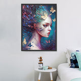 Frau 5d Diy Diamond Painting Diamant Malerei Set MJ3086