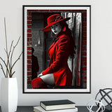 Frau 5d Diy Diamond Painting Diamant Malerei Set MJ3087