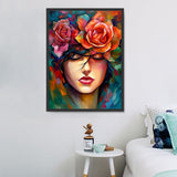 Frau 5d Diy Diamond Painting Diamant Malerei Set MJ3088
