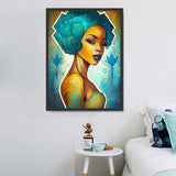Frau 5d Diy Diamond Painting Diamant Malerei Set MJ3091