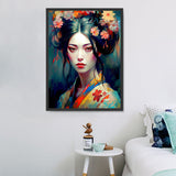 Frau 5d Diy Diamond Painting Diamant Malerei Set MJ3099