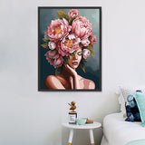 Frau 5d Diy Diamond Painting Diamant Malerei Set MJ3100