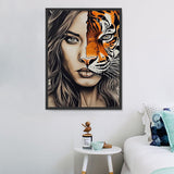 Frau 5d Diy Diamond Painting Diamant Malerei Set MJ3104