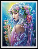 Frau 5d Diy Diamond Painting Diamant Malerei Set MJ3107