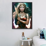 Frau 5d Diy Diamond Painting Diamant Malerei Set MJ3110