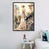Frau 5d Diy Diamond Painting Diamant Malerei Set MJ3124