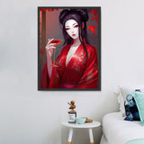 Frau 5d Diy Diamond Painting Diamant Malerei Set MJ3126