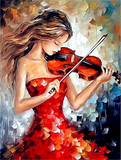 Frau 5d Diy Diamond Painting Diamant Malerei Set MJ3128