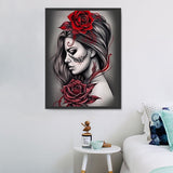 Frau 5d Diy Diamond Painting Diamant Malerei Set MJ3139