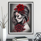 Frau 5d Diy Diamond Painting Diamant Malerei Set MJ3139