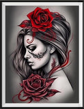 Frau 5d Diy Diamond Painting Diamant Malerei Set MJ3139