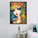 Frau 5d Diy Diamond Painting Diamant Malerei Set MJ3140