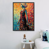 Frau 5d Diy Diamond Painting Diamant Malerei Set MJ3141