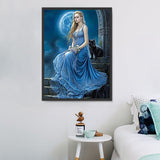 Frau 5d Diy Diamond Painting Diamant Malerei Set MJ3142