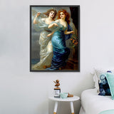 Frau 5d Diy Diamond Painting Diamant Malerei Set MJ3143
