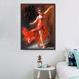 Frau 5d Diy Diamond Painting Diamant Malerei Set MJ3148