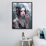 Frau 5d Diy Diamond Painting Diamant Malerei Set MJ3155